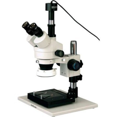 UNITED SCOPE LLC. AmScope SM-1TZ-FRL-GT-9M 3.5X-90X Inspection Zoom Microscope with 9MP Digital Camera SM-1TZ-FRL-GT-9M